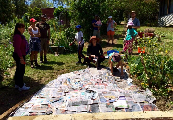 How To Use Newspaper Under Mulch For Weed Control
