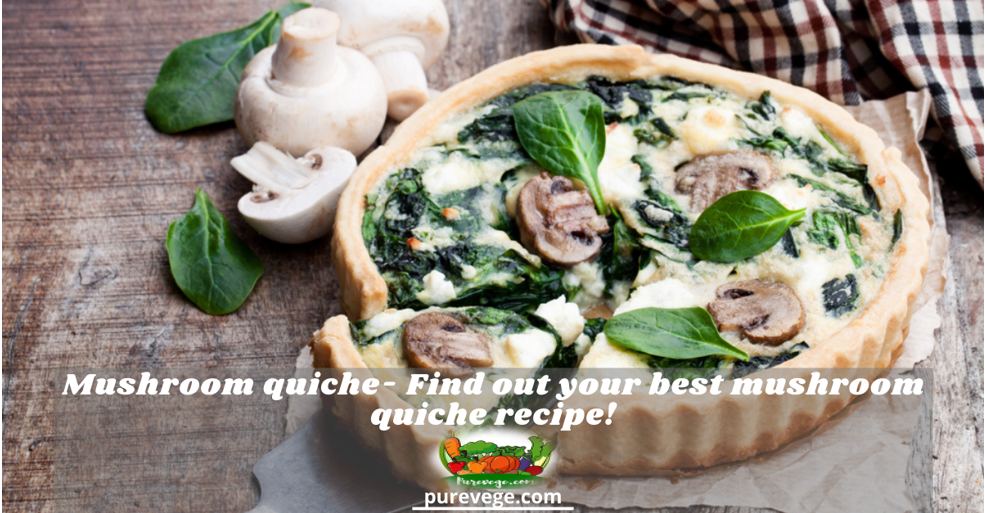 mushroom quiche